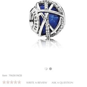 Authentic Pandora Royal Blue Galaxy Charm